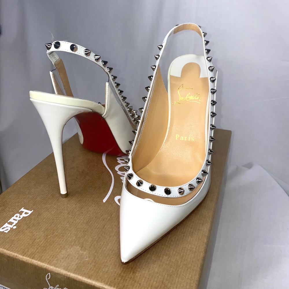 Christian louboutin White Heel/pumps - Picture 3 of 6